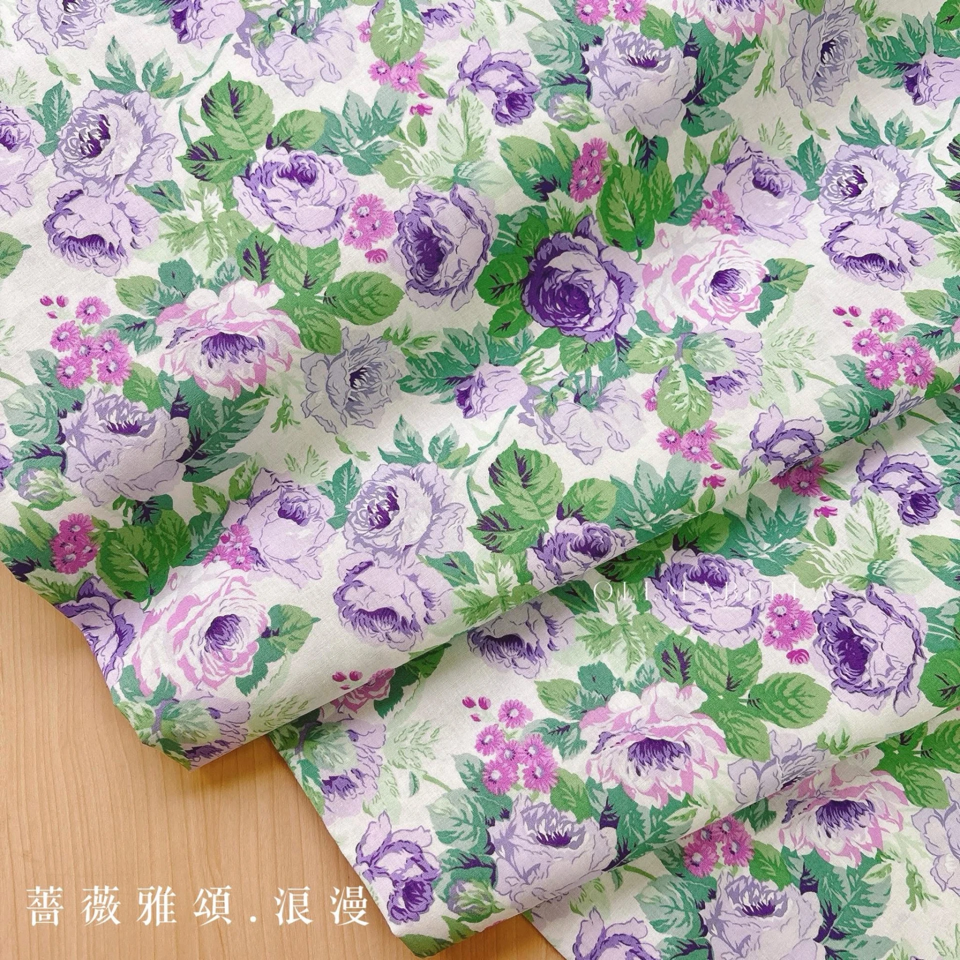 日本印花布｜薔薇雅頌－浪漫