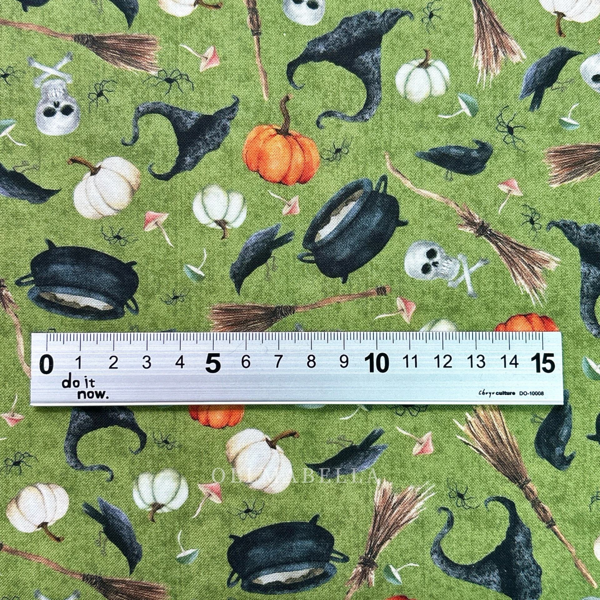 美國品牌印花棉布｜Hocus-pocus!-魔法｜綠色｜