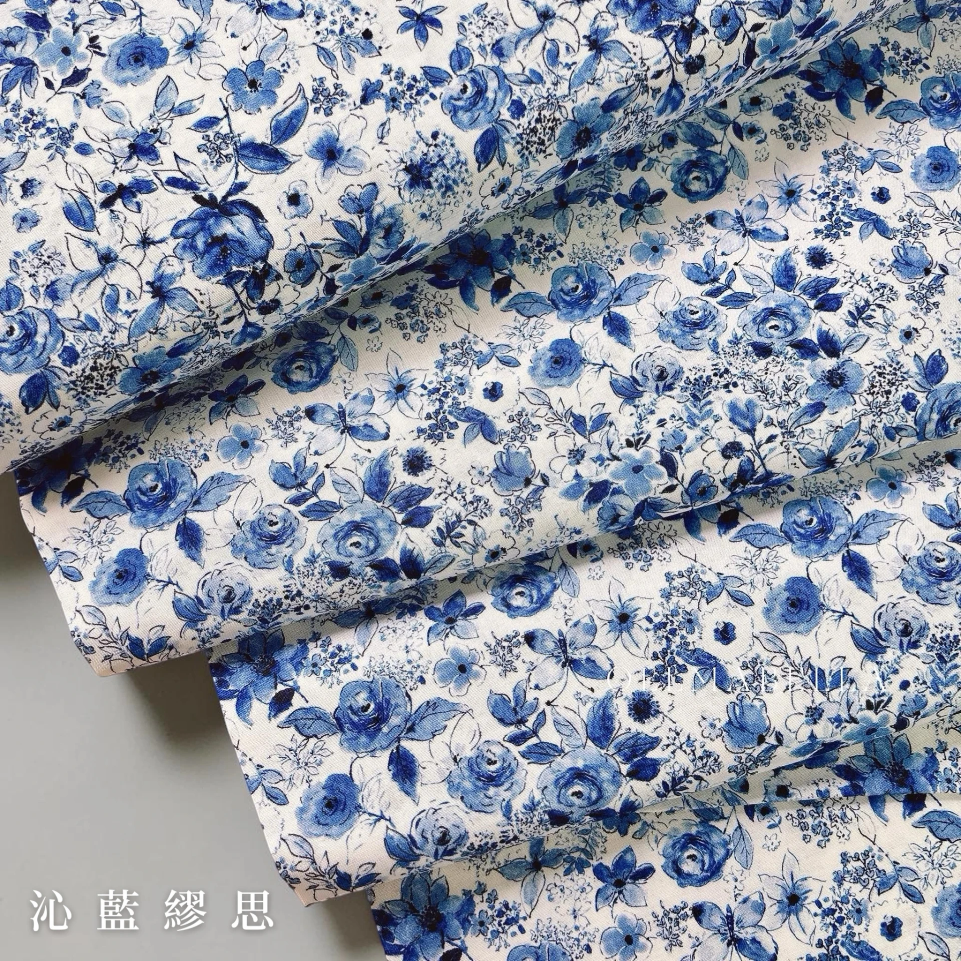 美國品牌印花棉布|沁藍繆思