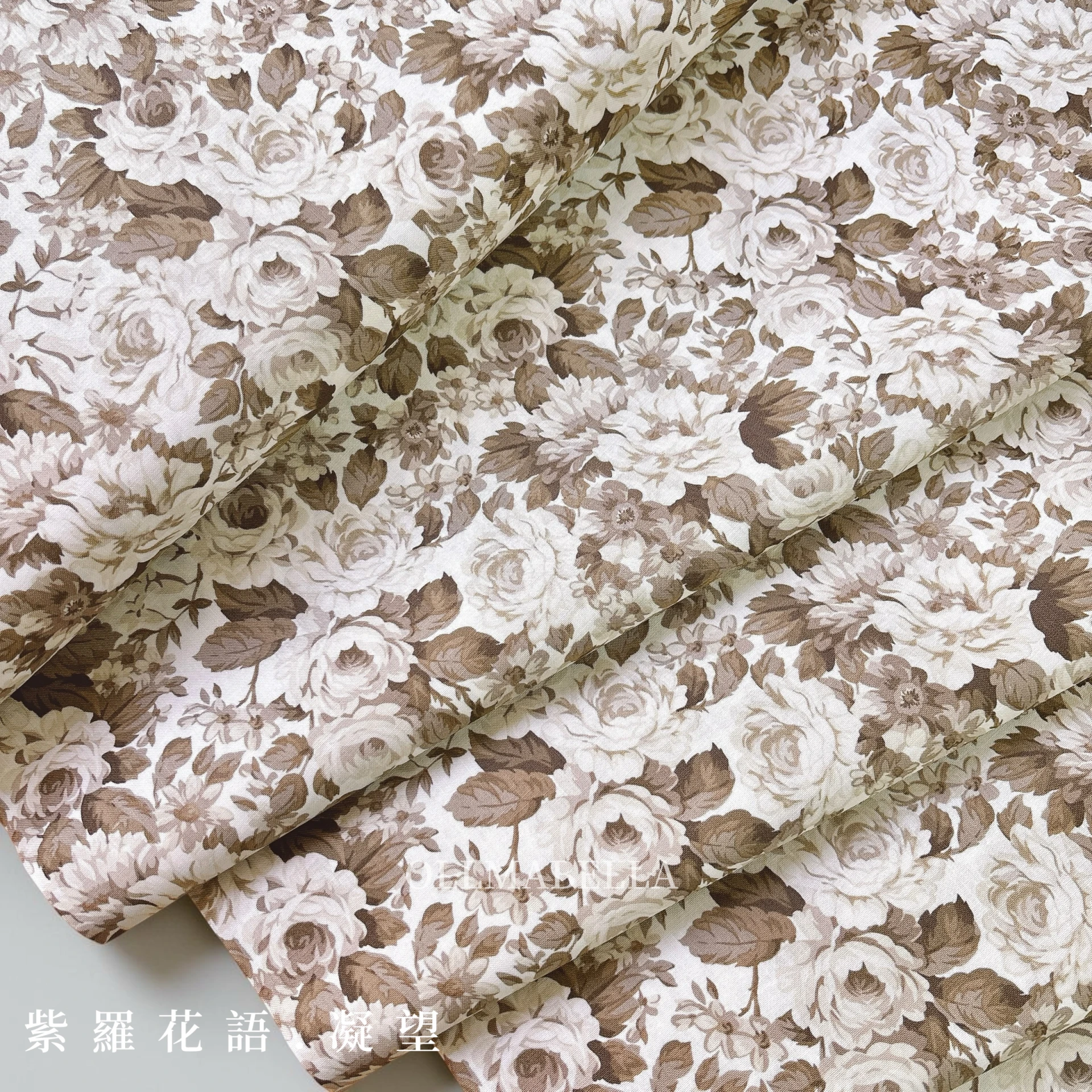美國印花布｜紫羅花語－凝望