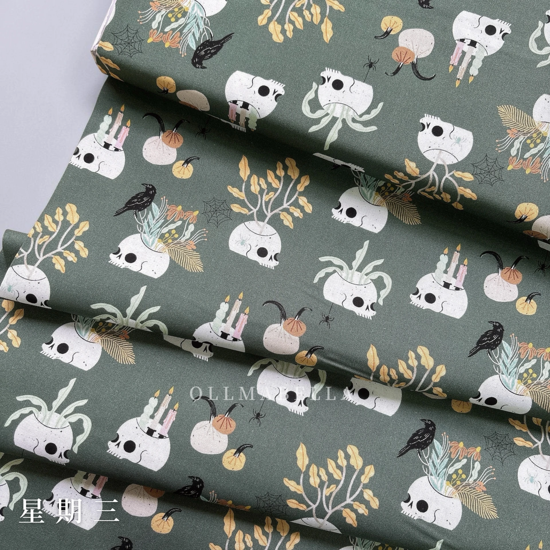 美國品牌印花棉布｜星期三