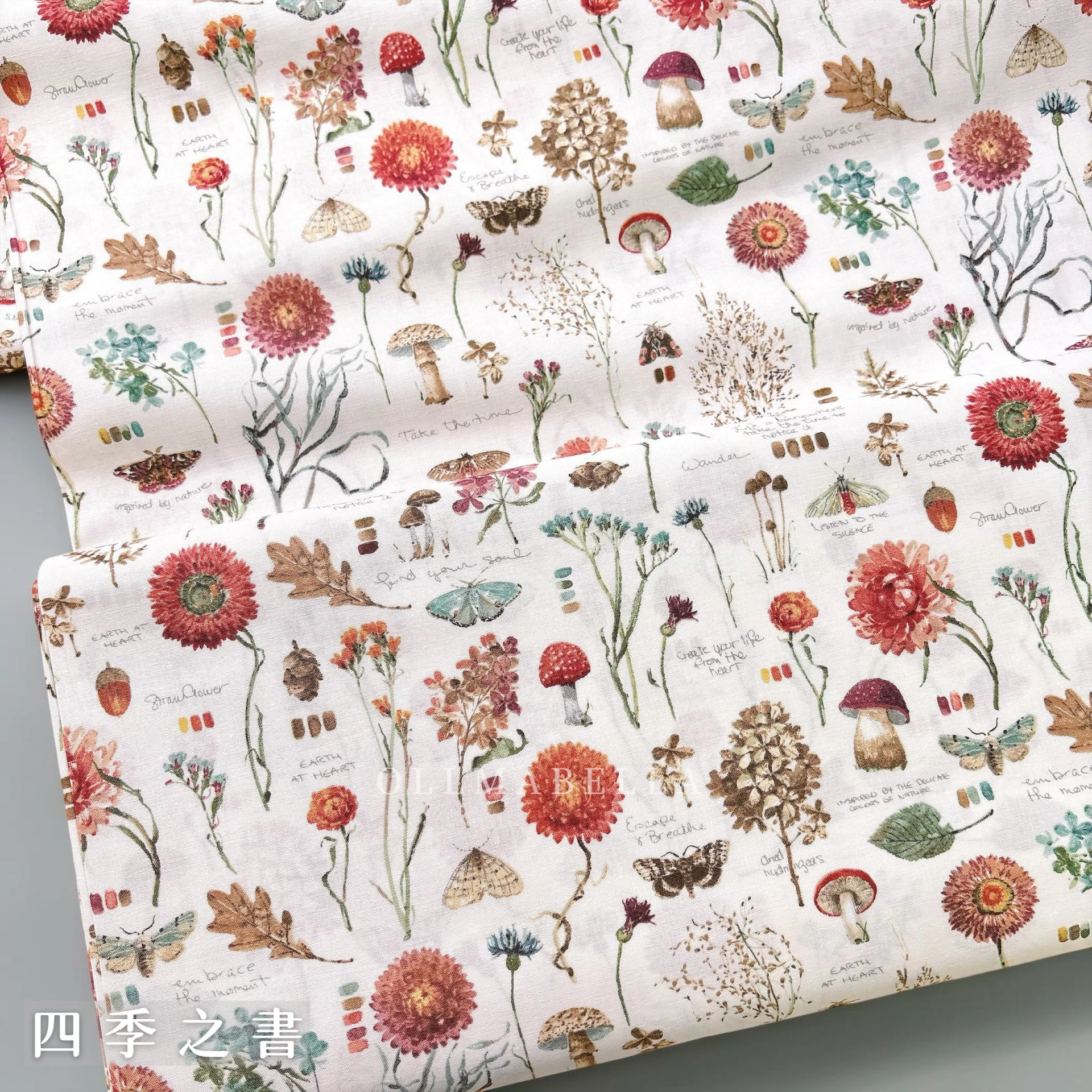 美國印花棉布｜四季之書