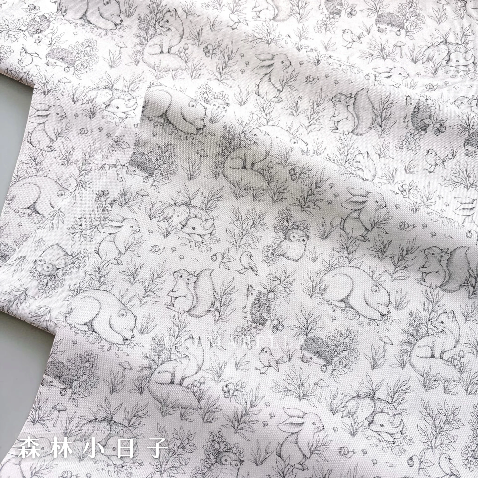 美國品牌印花棉布｜森林小日子 (2色)