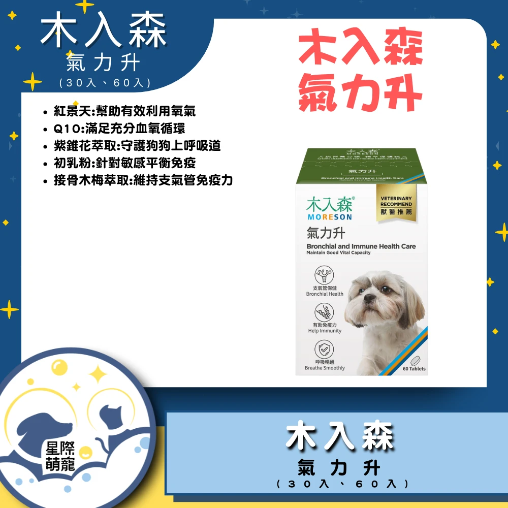 【星際萌寵】木入森 | 氣力升60入 保健品
