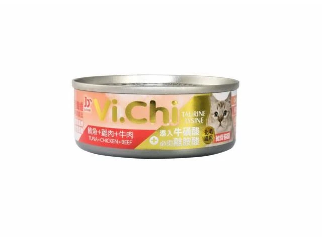 維齊化毛貓罐 80g