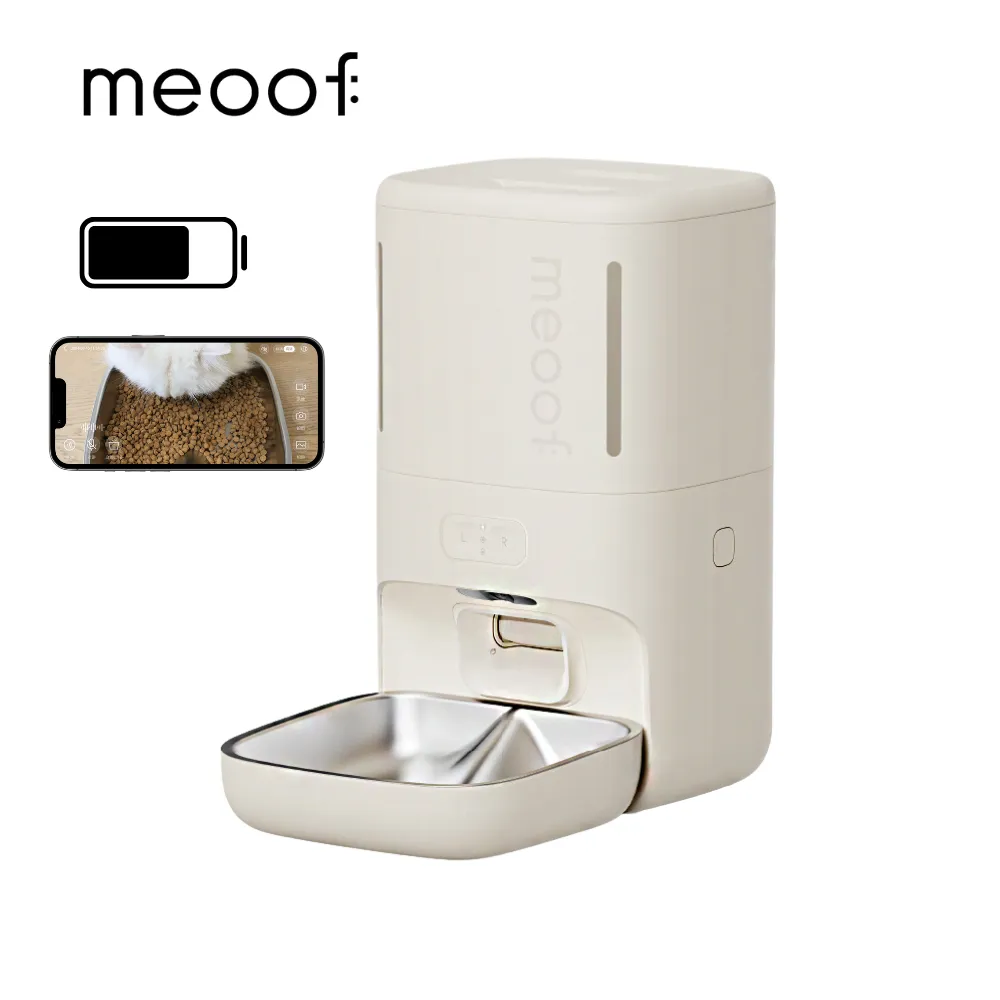 【星際萌寵】meoof | 慕斯智能餵食器(視訊版)寵物智能產品