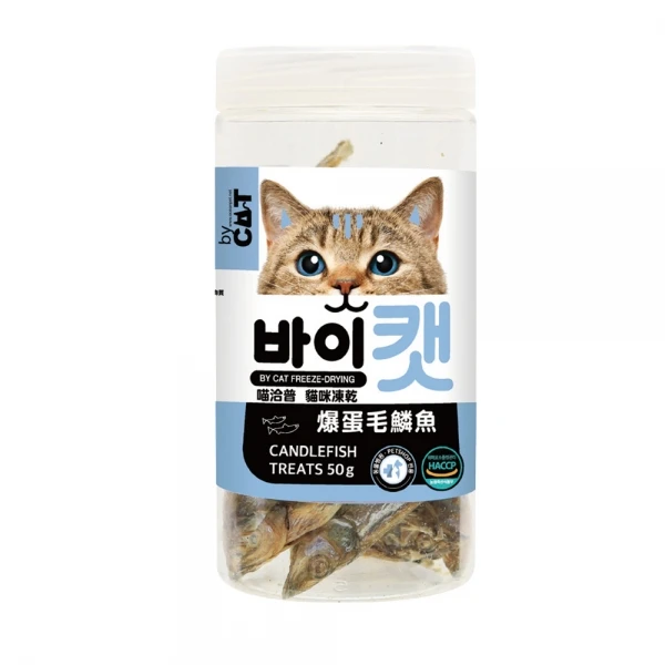 喵洽普 貓咪凍乾-爆蛋毛鱗魚 50g