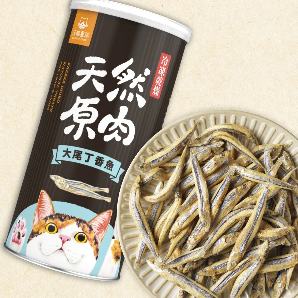 汪喵原肉零食罐-大尾丁香魚 50g