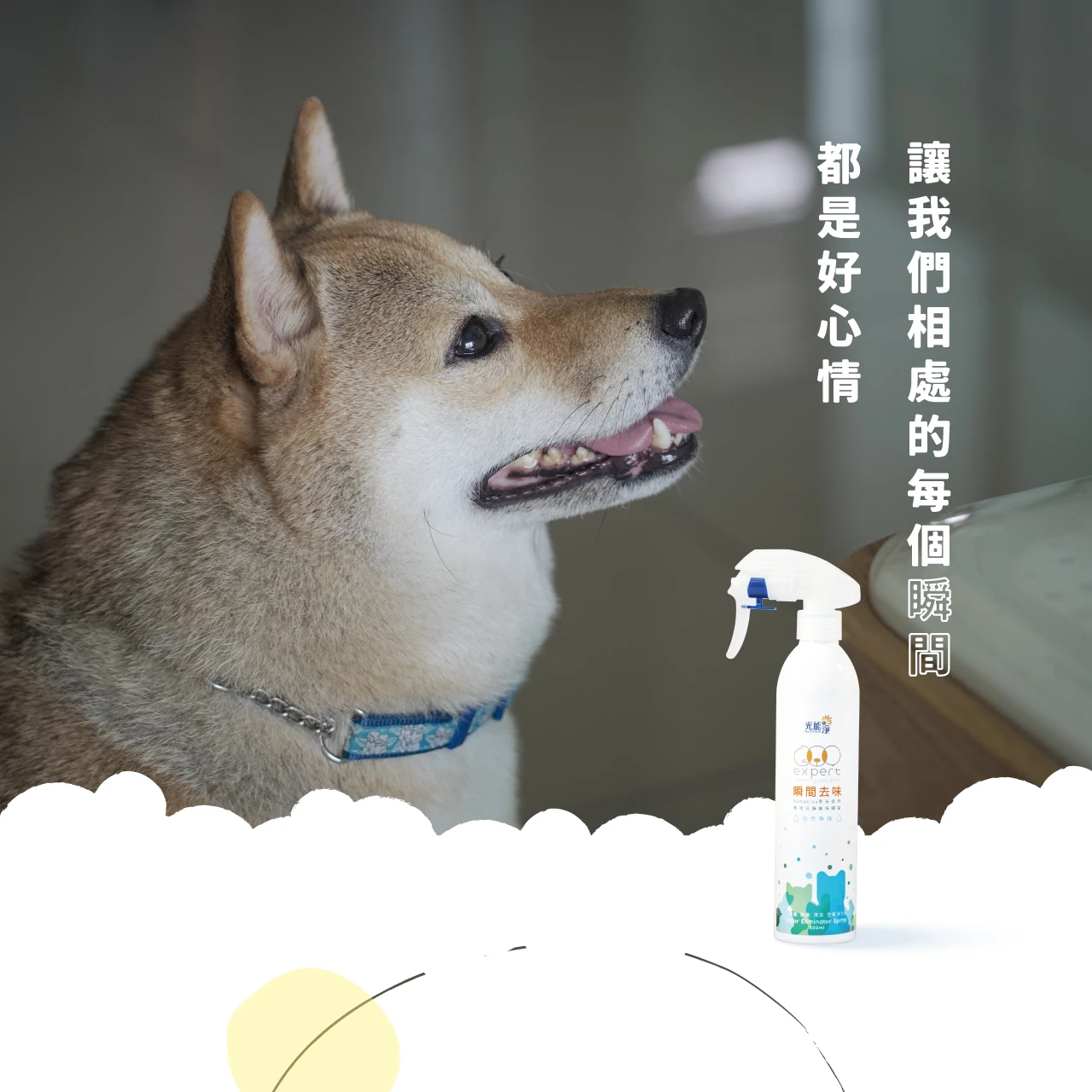 【星際萌寵】光能淨瞬間去味噴劑600ml 犬貓清潔用品