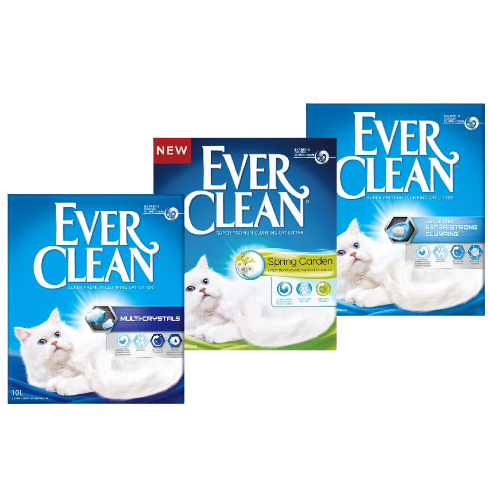 【星際萌寵】EverClean | 藍鑽超凝結貓砂9kg