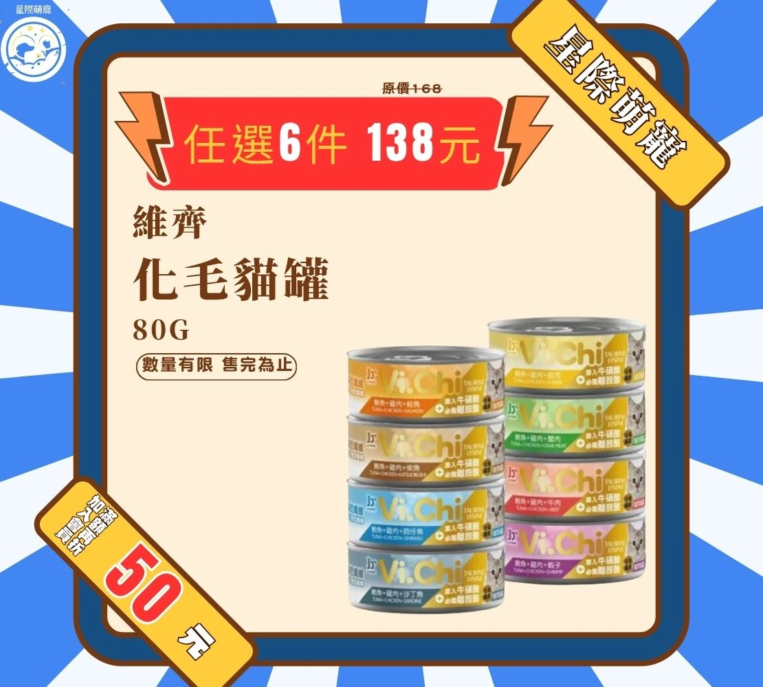維齊化毛貓罐 80g
