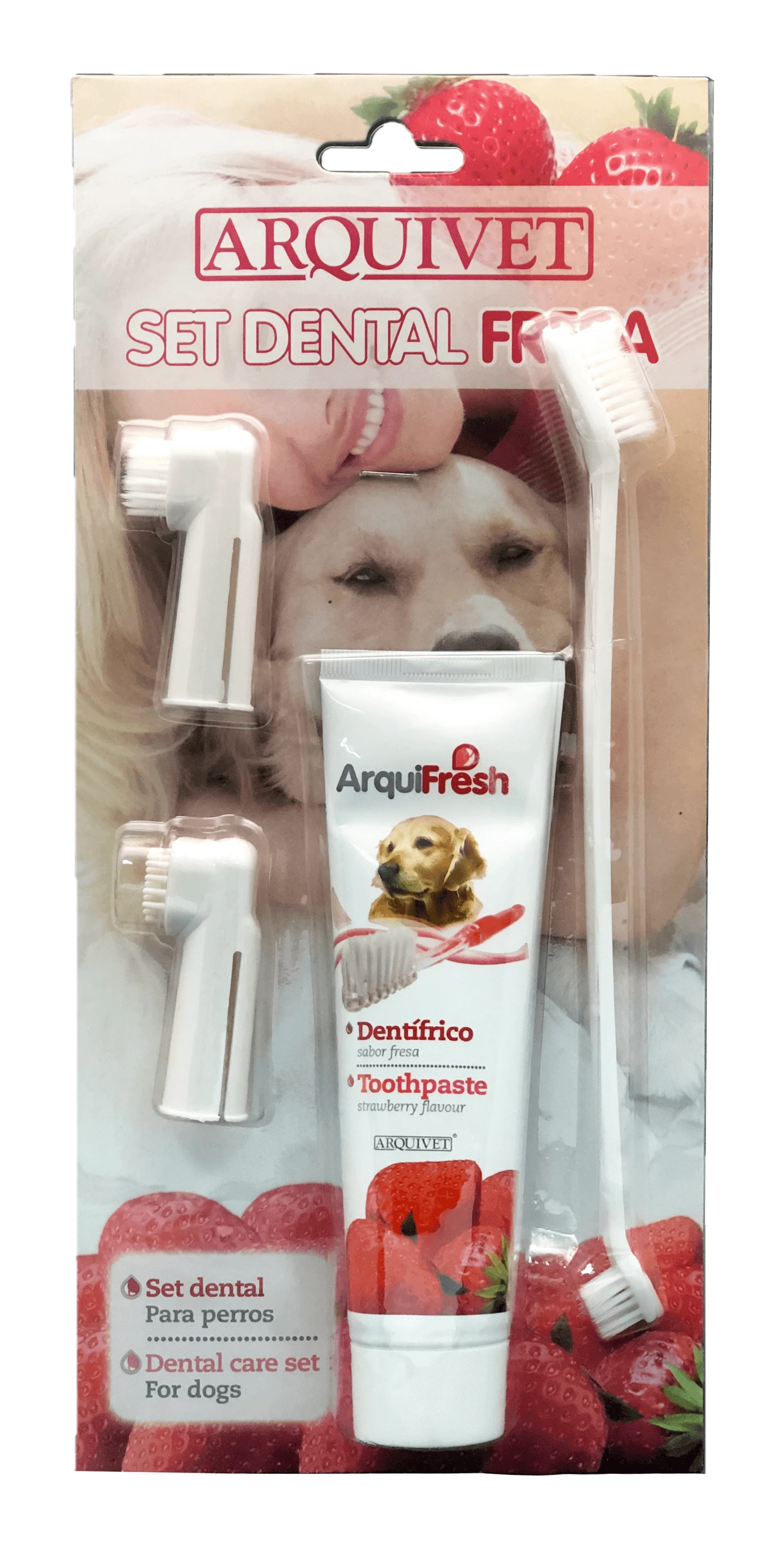 【星際萌寵】清新薄荷愛犬牙膏+刷牙組 | 狗狗牙膏100g