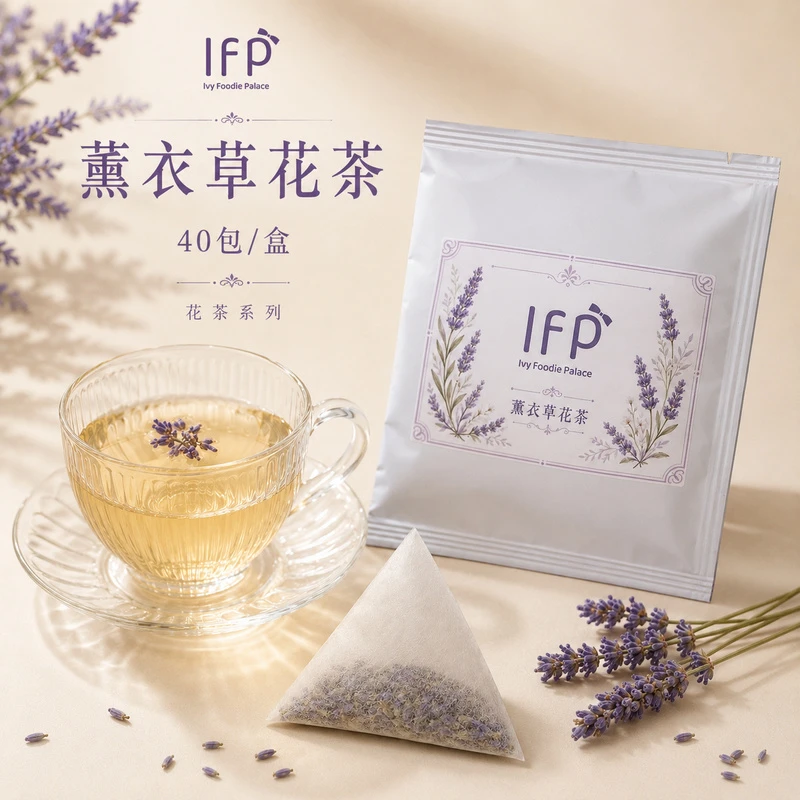 【艾薇手工坊】精選花茶 - 薰衣草花茶 - 40入 (盒裝)