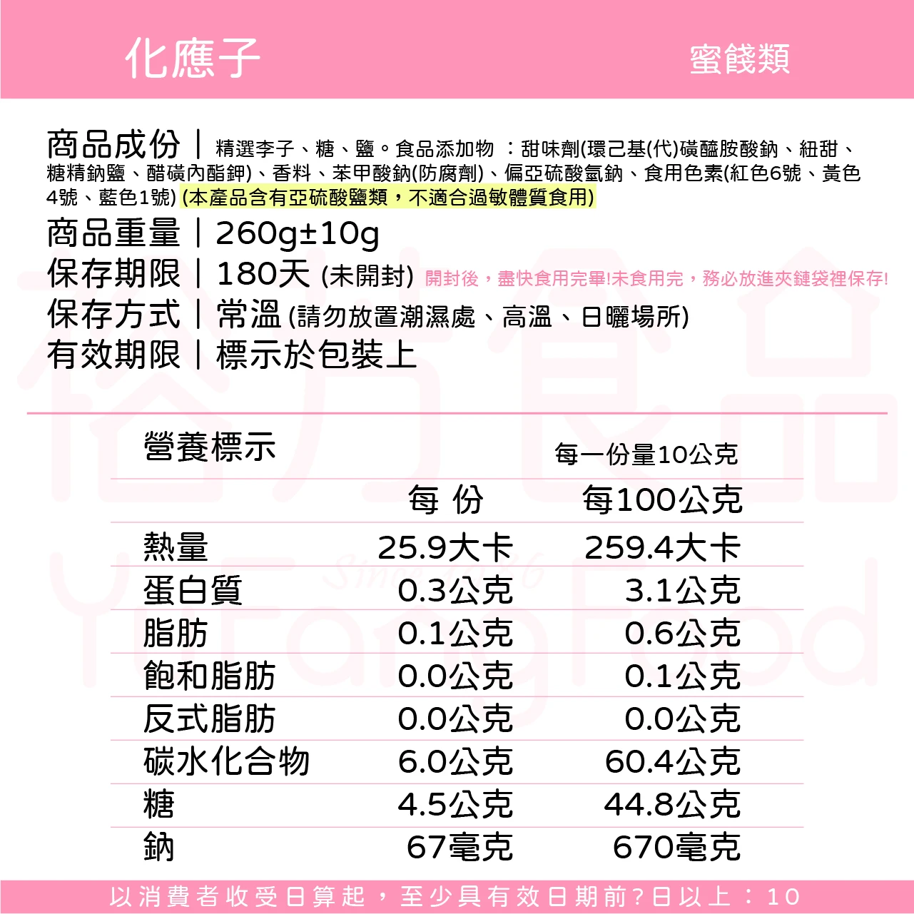 裕芳化應子(全素)