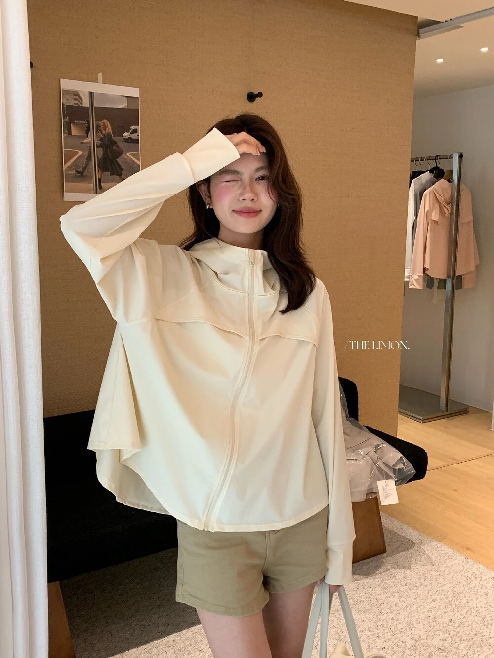 涼感連帽防曬外套