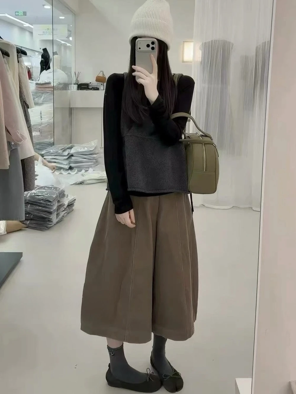 韓系高腰顯瘦休閒褲
