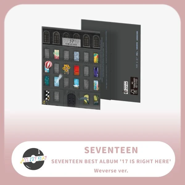 SEVENTEEN 精選專輯《17 IS RIGHT HERE》(Weverse Albums ver.)