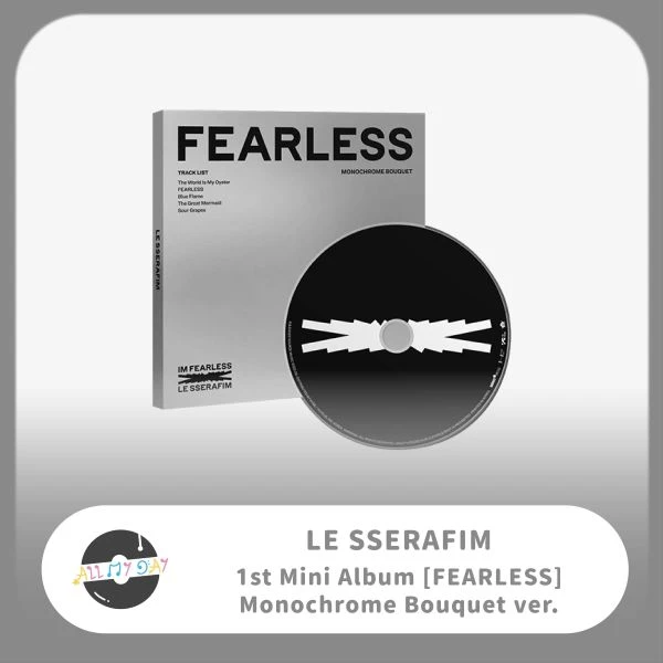 LE SSERAFIM 迷你一輯《FEARLESS》(Monochrome Bouquet ver.)