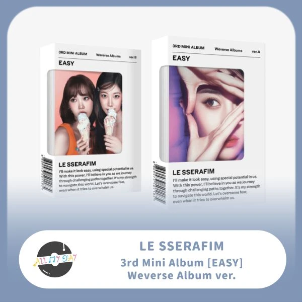 LE SSERAFIM 迷你三輯《EASY》(Weverse Albums ver.)