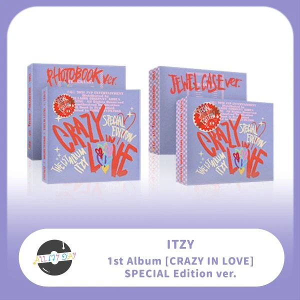 ITZY 正規一輯《CRAZY IN LOVE》(Special Edition) (Jewel Case ver.)