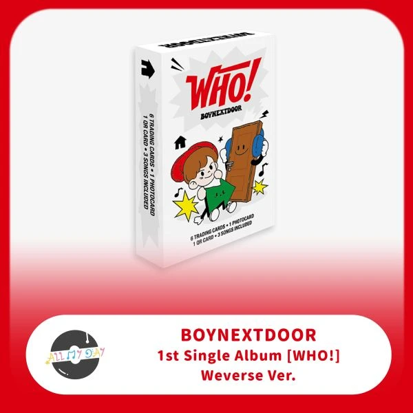 BOYNEXTDOOR 單曲一輯《WHO!》(Weverse Albums ver.)