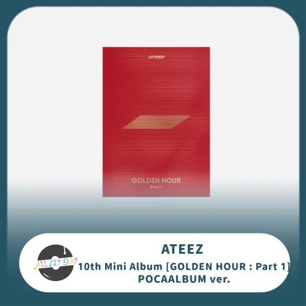ATEEZ 迷你十輯《GOLDEN HOUR : Part.1》(Poca Album ver.)
