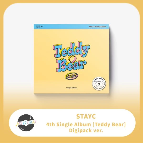 STAYC 單曲四輯《Teddy Bear》(Digipack ver.)