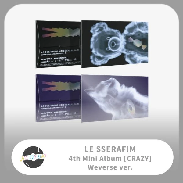 LE SSERAFIM 迷你四輯《CRAZY》(Ｗeverse Album ver.)