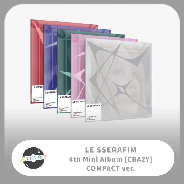 LE SSERAFIM 迷你四輯《CRAZY》(COMPACT ver.)