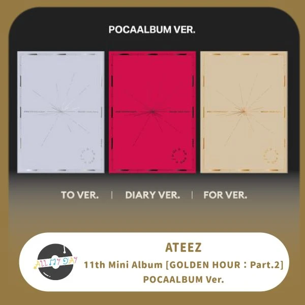 ATEEZ 迷你十一輯 《GOLDEN HOUR : Part.2》 (POCAALBUM ver.）