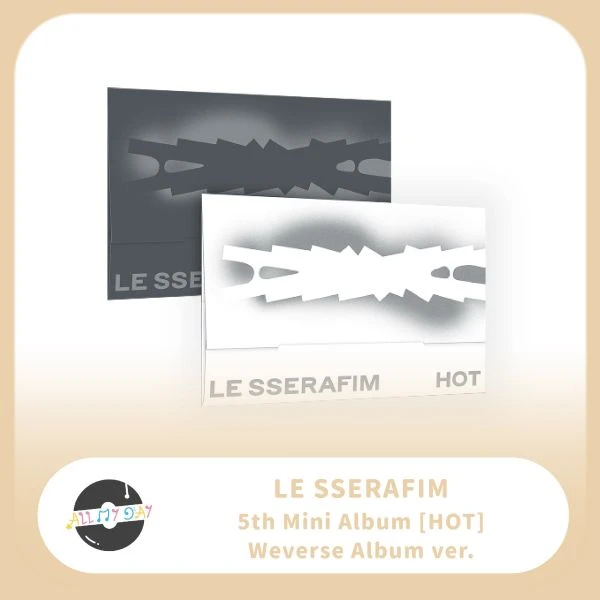 LE SSERAFIM 迷你五輯《HOT》（Weverse Albums ver.）