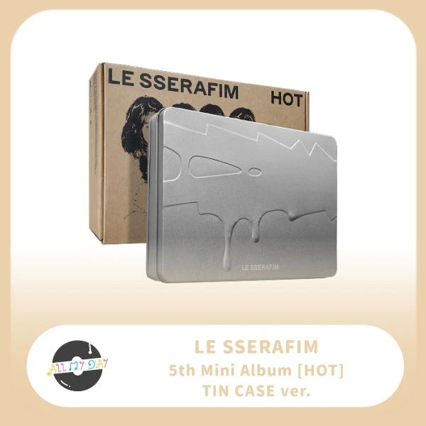 LE SSERAFIM 迷你五輯《HOT》（TIN CASE ver.）