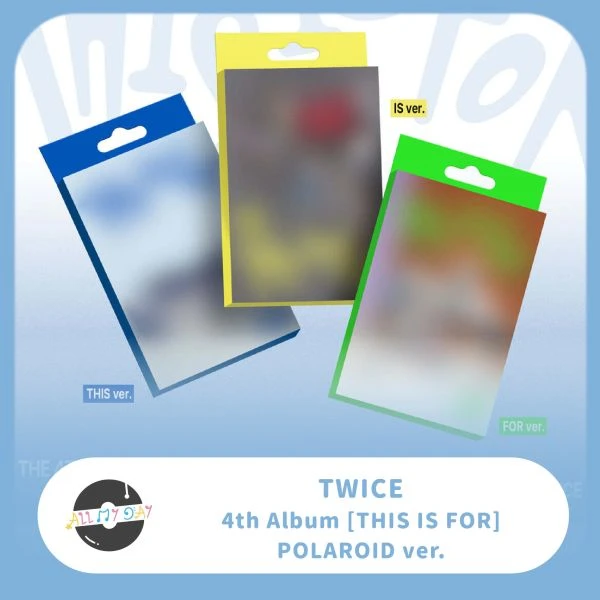 TWICE 正規四輯《THIS IS FOR》（POLAROID ver.）