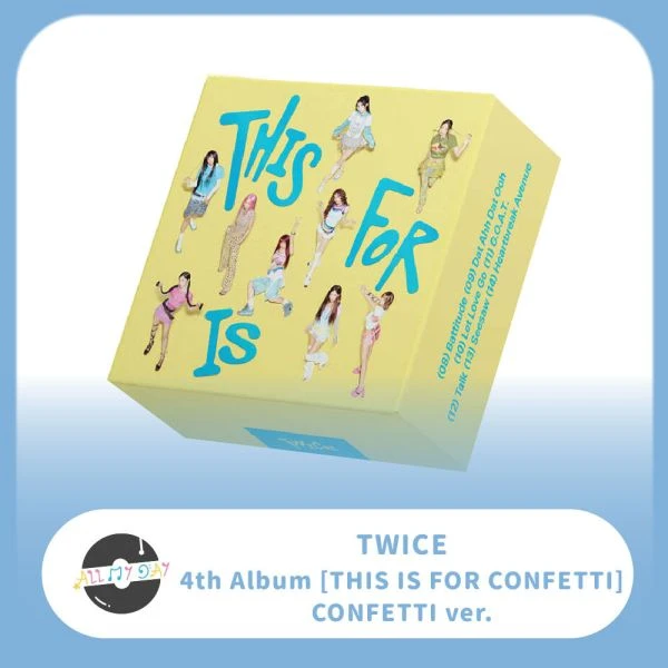 TWICE 正規四輯《THIS IS FOR》（CONFETTI ver.）