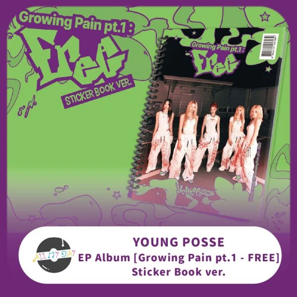 YOUNG POSSE 單曲專輯《Growing Pain pt.1 : FREE》（Sticker Book ver.）