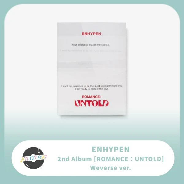 ENHYPEN 正規二輯《ROMANCE : UNTOLD》(Weverse Album ver.)