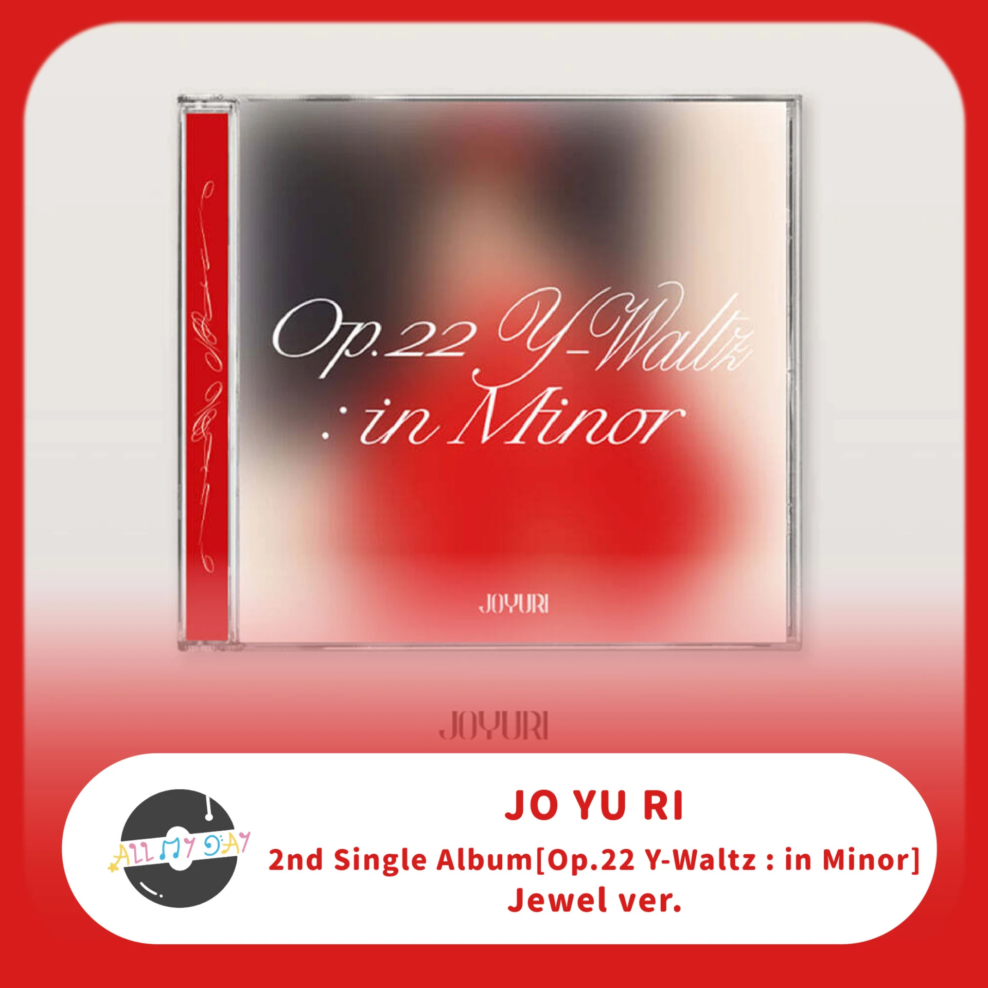 曺柔理 JO YU RI 單曲二輯《Op.22 Y-Waltz : in Minor》（Jewel ver.)