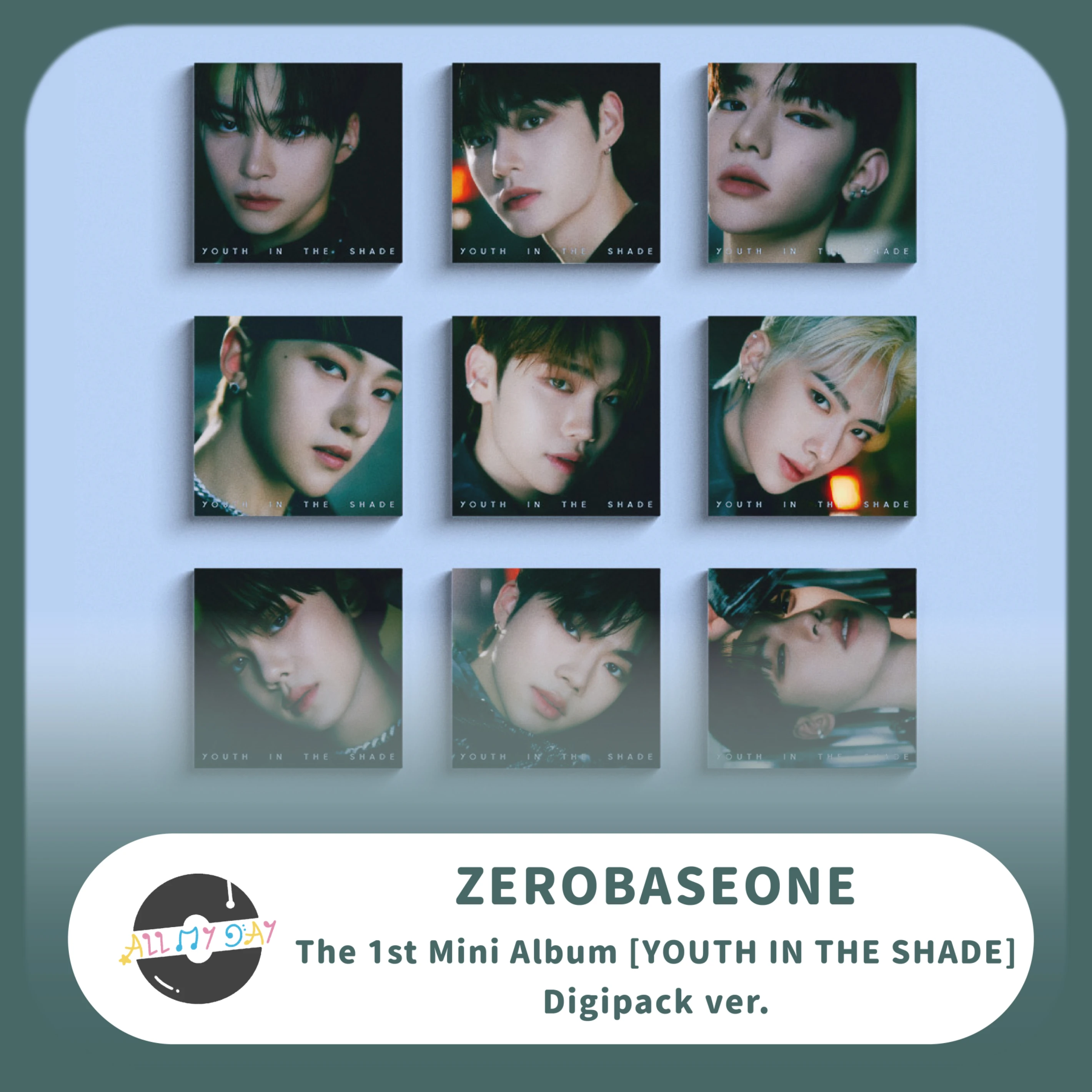 ZEROBASEONE 迷你一輯《Youth In The Shade》(Digipack ver.)