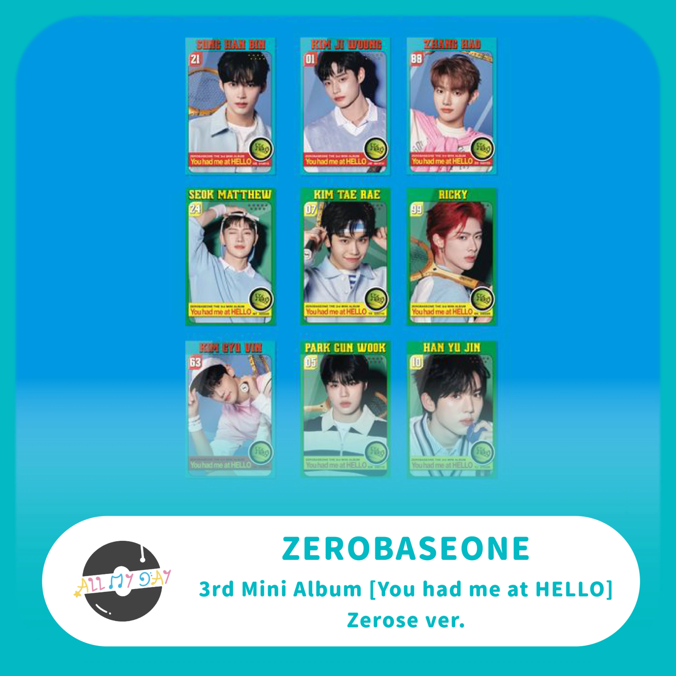 ZEROBASEONE 迷你三輯《You had me at HELLO》(ZEROSE ver.)
