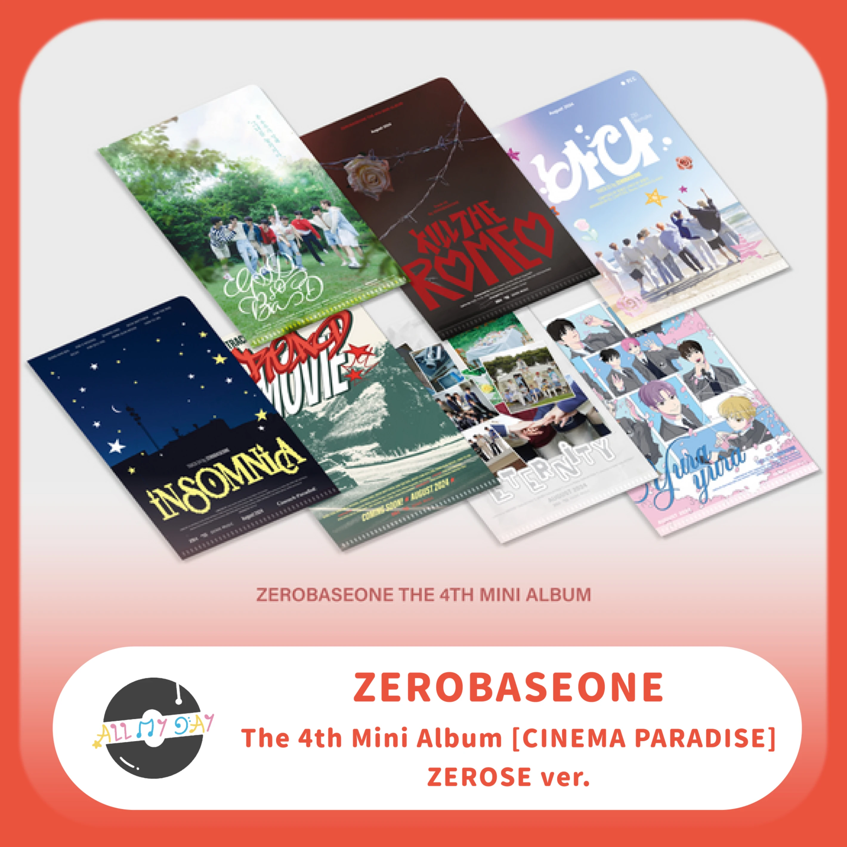 ZEROBASEONE 迷你四輯《CINEMA PARADISE》(ZEROSE ver.)