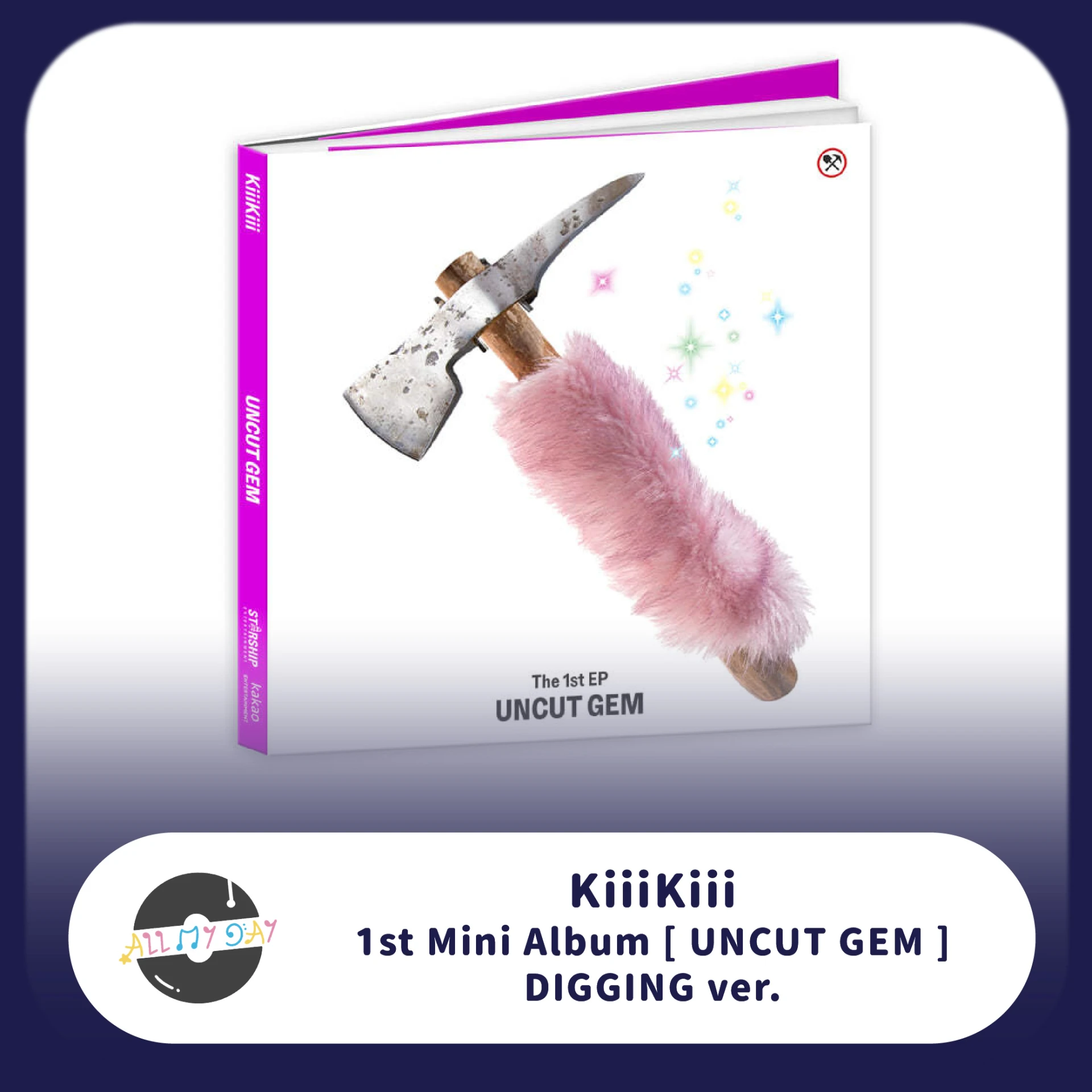 KiiiKiii 迷你一輯《UNCUT GEM》(DIGGING ver.)