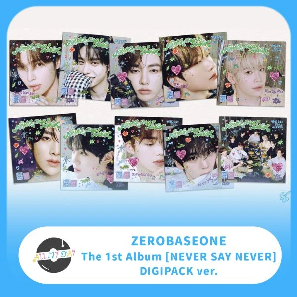 ZEROBASEONE 正規一輯《NEVER SAY NEVER》(Digipack ver.)