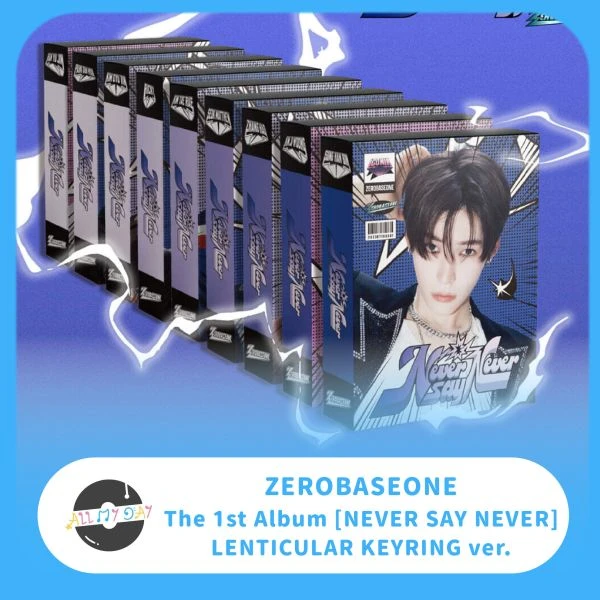 ZEROBASEONE 正規一輯《NEVER SAY NEVER》(LENTICULAR KEYRING ver.)