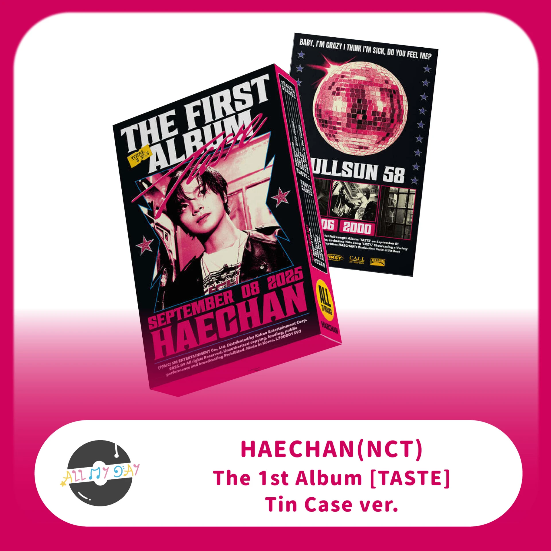 楷燦 HAECHAN (NCT) 正規一輯《TASTE》（Tin Case ver.）