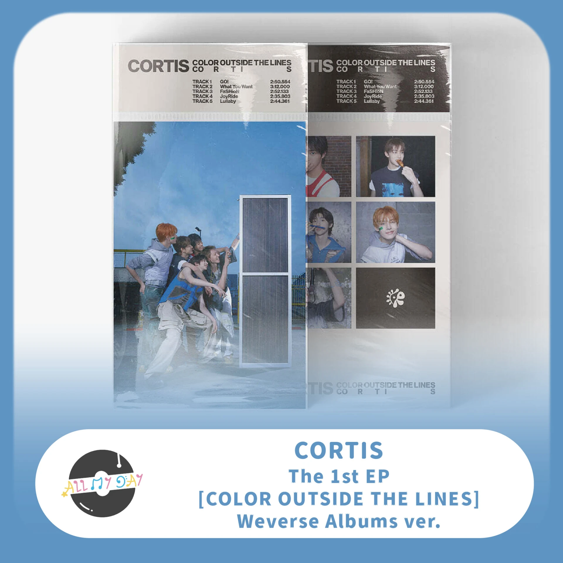 CORTIS 單曲一輯《COLOR OUTSIDE THE LINES》（Weverse Albums ver.）