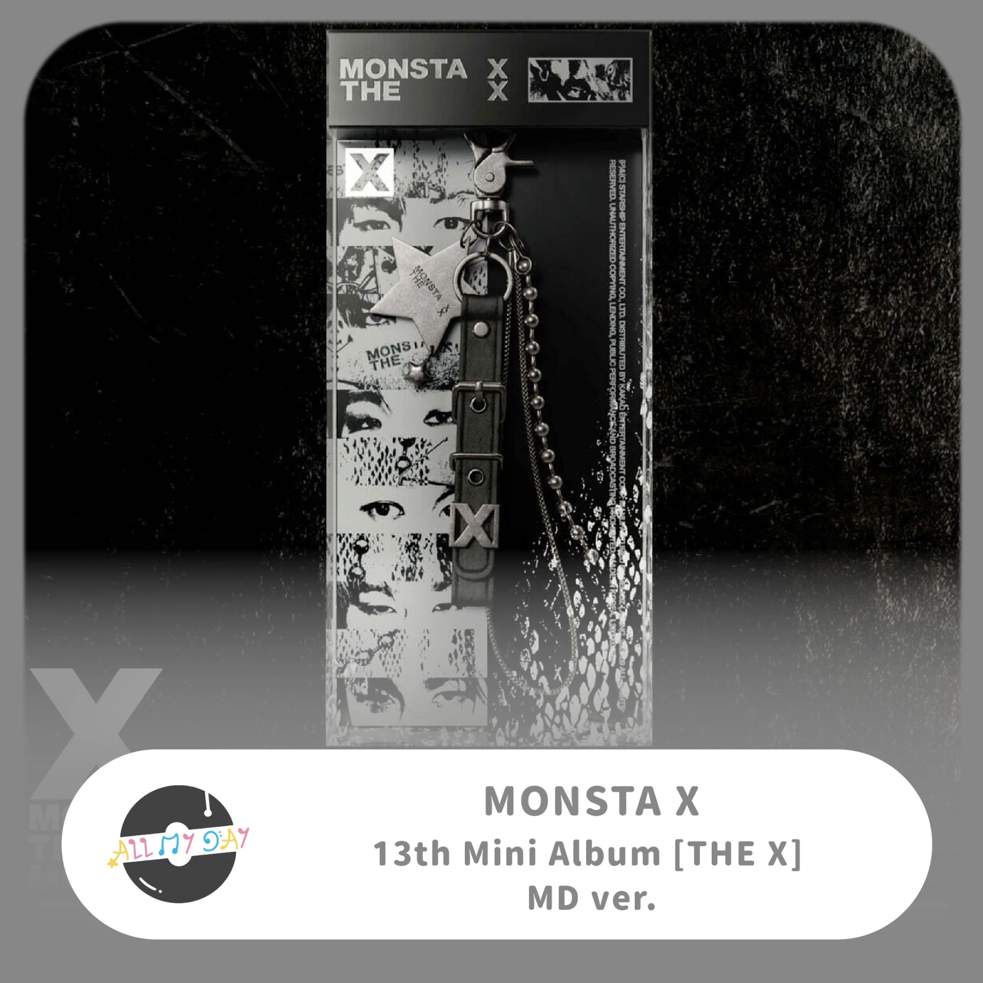 MONSTA X 迷你十三輯《THE X》(Digipack ver.)(MD ver.)