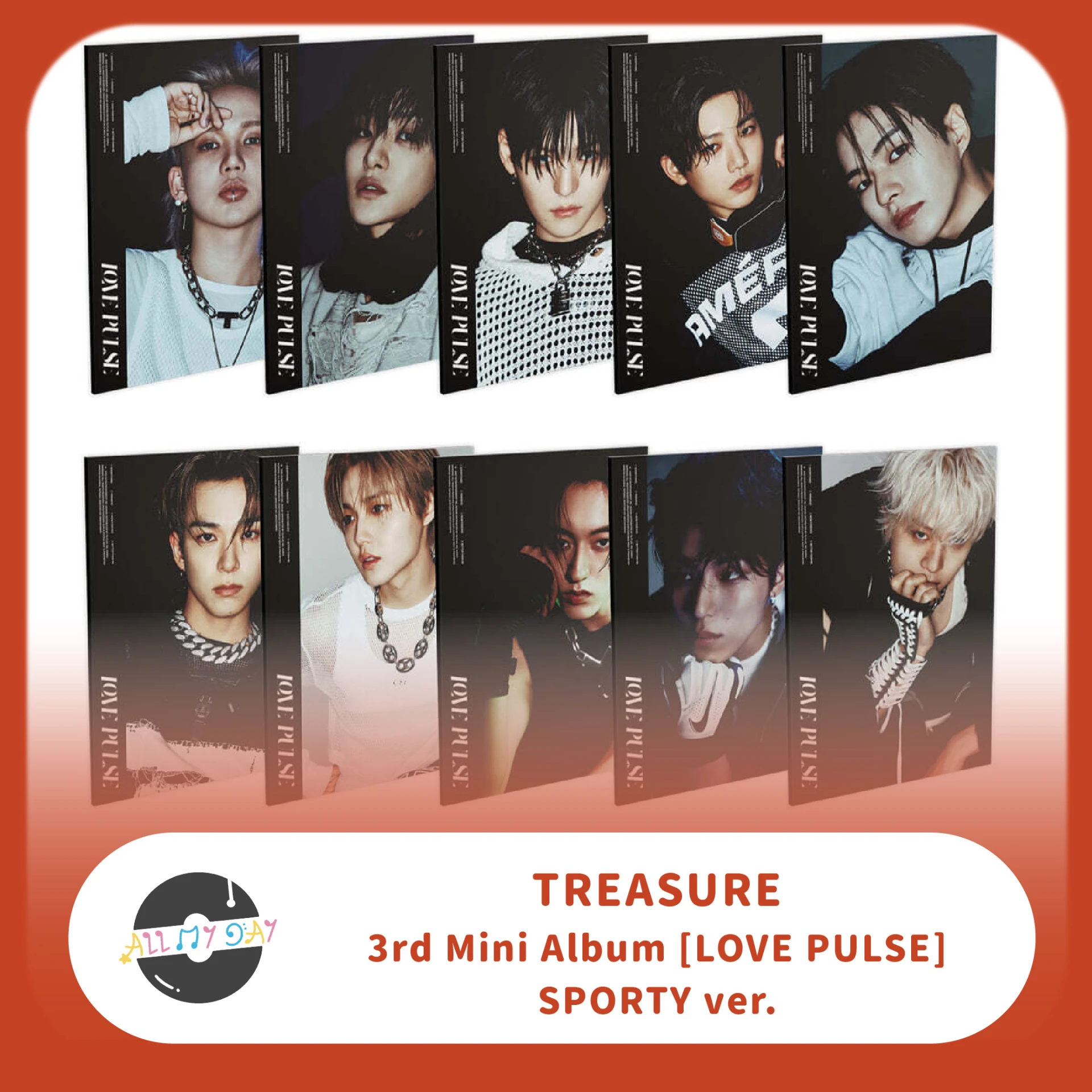 TREASURE 迷你三輯《LOVE PULSE》(SPORTY ver.)