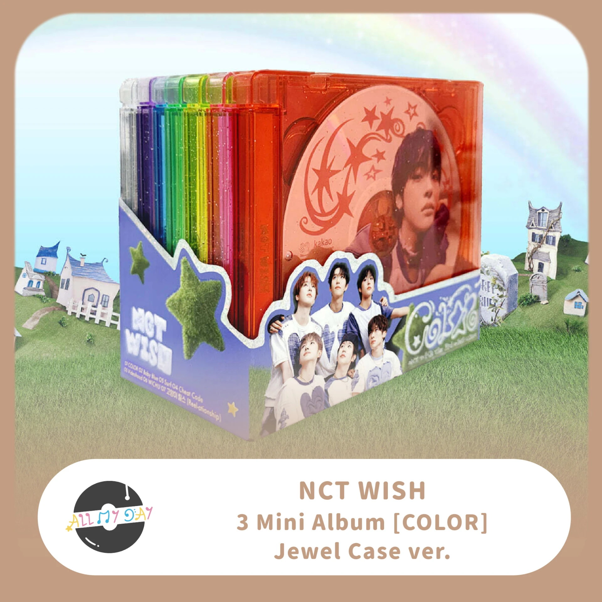 NCT WISH 迷你三輯《COLOR》(Jewel Case ver.)