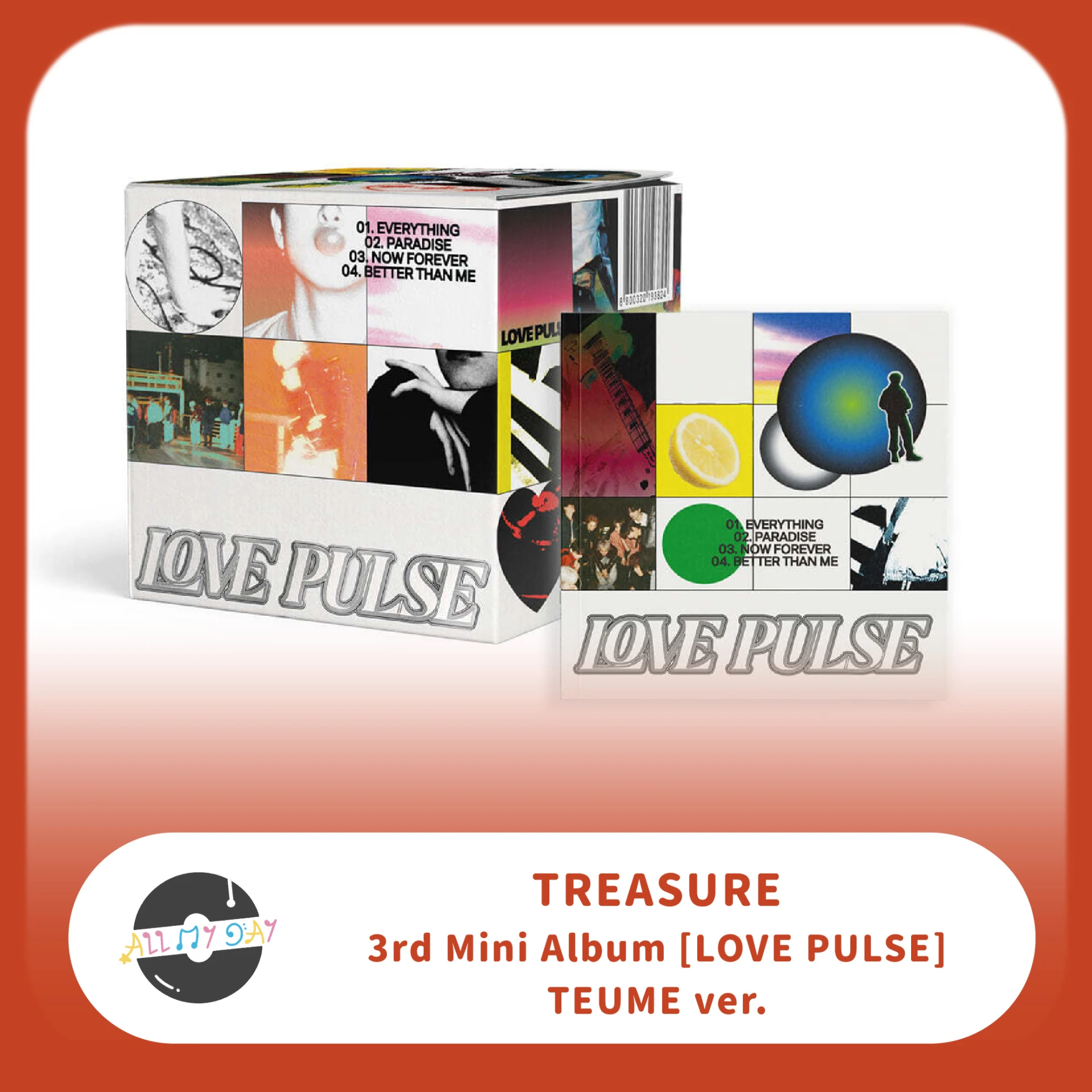 TREASURE 迷你三輯《LOVE PULSE》(TEUME ver.)