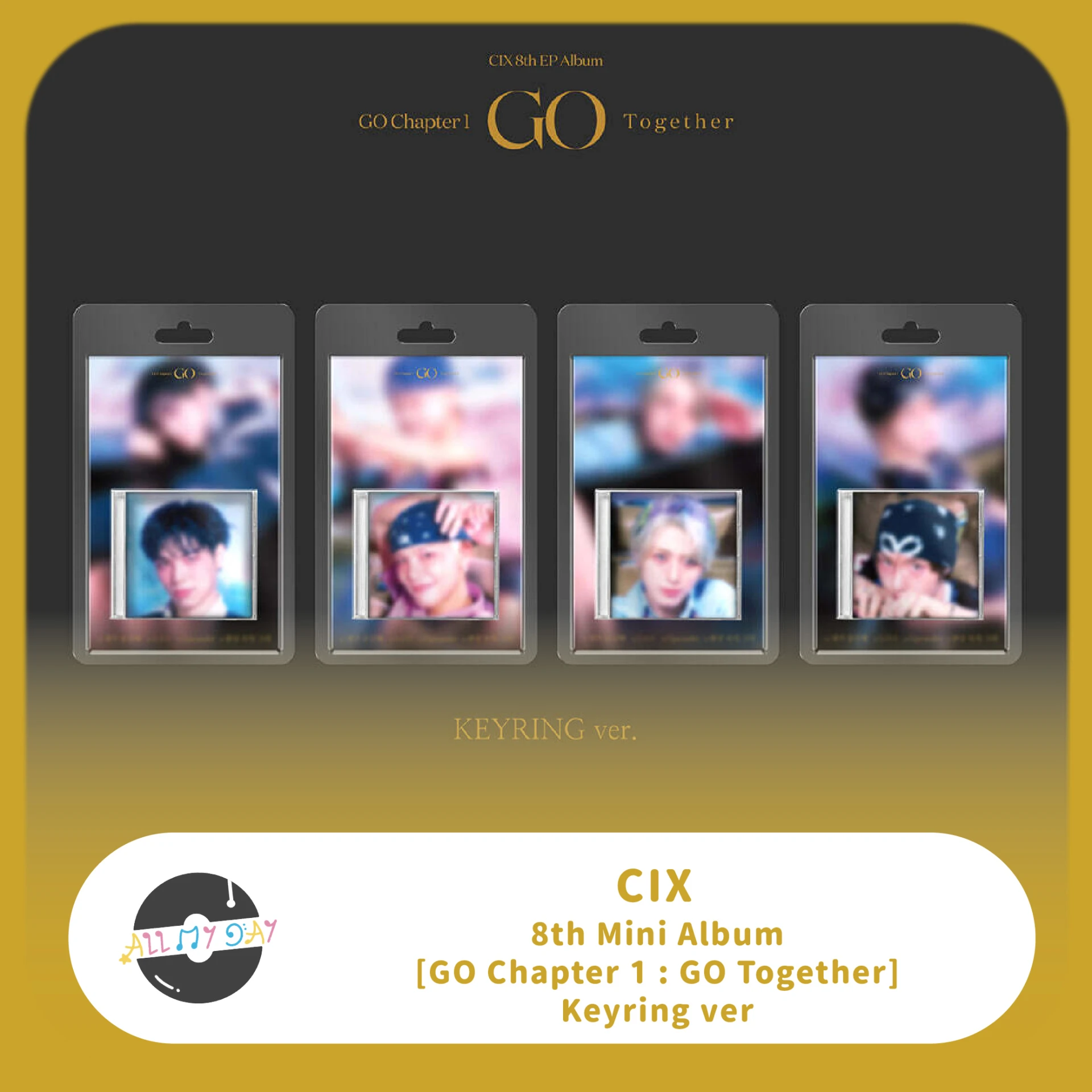 CIX 迷你八輯《GO Chapter 1 : GO Together》（Keyring ver.）